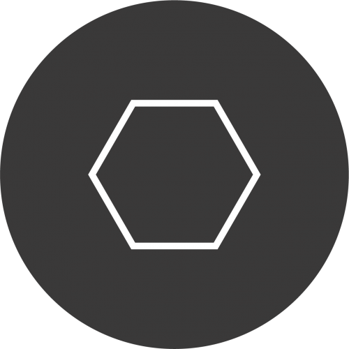 Material Shape - Bar Hexagon Drawn